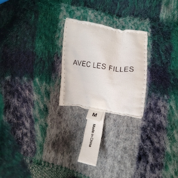 Green plaid Shachet - Picture 3 of 6